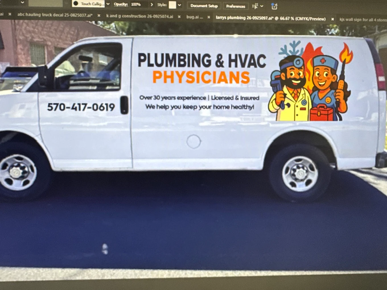 Plumbing & HVAC Physicians team at work